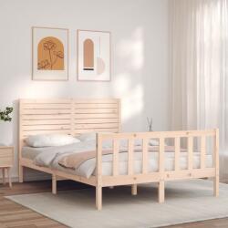vidaXL tömör fenyőfa ágy matrac nélkül 140 x 190 cm (3193186)