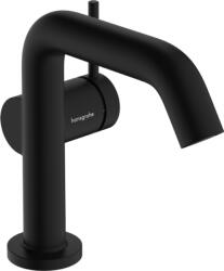 Hansgrohe Tecturis S Egykaros mosdócsaptelep 110 Fine, Hideginítású, push-open lefolyógarnitúrával, Matt Fekete 73322670 (73322670)