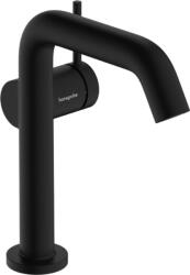 Hansgrohe Tecturis S Egykaros mosdócsaptelep 150 Fine, Hideginítású, push-open lefolyógarnitúrával, Matt Fekete 73342670 (73342670)