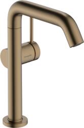 Hansgrohe Tecturis S Egykaros mosdócsaptelep 210 Fine, Hidegindítású - CoolStart, elforgatható kifolyóval és push-open lefolyógarnitúrával, Szálcsiszolt Bronz 73364140 (73364140)