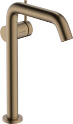 Hansgrohe Tecturis S Egykaros mosdócsaptelep 240 Fine, Hidegindítású - CoolStart, mosdótálakhoz, push-open lefolyógarnitúrával, Szálcsiszolt Bronz 73373140 (73373140)