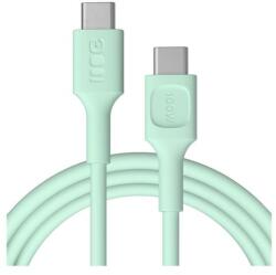 Green Cell PowerFlex Szilikon USB-C kábel 2m 100W Gyors Töltés PD Zöld (GC-36847)