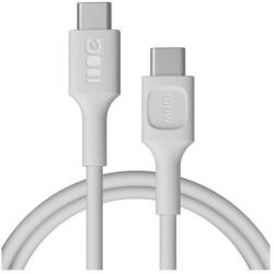 Green Cell PowerFlex Szilikon USB-C kábel 1, 2m 100W Gyors Töltés PD Fehér (GC-36843)