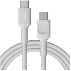 Green Cell PowerFlex Szilikon USB-C kábel 2m 100W Gyors Töltés PD Fehér (GC-36844)
