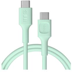 Green Cell PowerFlex Szilikon USB-C kábel 1, 2m 100W Gyors Töltés PD Zöld (GC-36846)