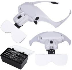  Fejpántos nagyító 2 LED világítással (v9099)