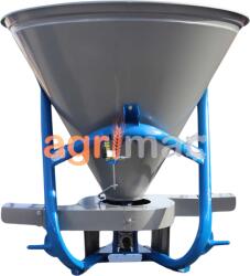 Graecus Distribuitor de ingrasaminte de granulare si material antiderapant, cu dubla distributie liniara, 500 litri, cardan tractor, L500 Double (10000483) Masina de imprastiat