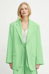 BOSS gyapjú kabát - zöld 42