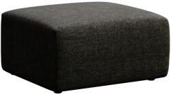 Rodier Antracitszürke szövet lábzsámoly MESONICA Fluvio 80 x 80 cm (RODIER-VILLET-122A-0)