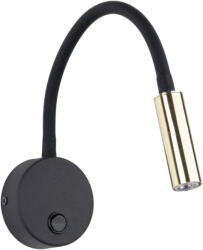 TK Lighting Lagos 1xG9 fali lámpa fekete/arany TK Lighting (ELM 10039)