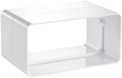 Dalap PVC külső csőtoldó, szögletes 220x90 mm