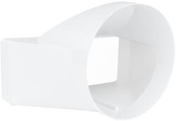 Dalap PVC szűkítő idom a kerek csővezeték átalakítására szögletes csővezetékre Ø 150 mm / 220x90 mm - nemesventilatorhaz