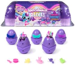 Spin Master Set figurine in cosulet, Hatchimals, Alive Neon Rainbow Carton (681147060951) Figurina