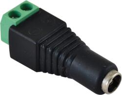 Tracon Electric Tracon LSZJF55 Jack/csavaros csatlakozó hüvely LED szerelésekhez 5, 5 mm, In: 4A (LSZJF55)