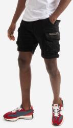 Alpha Industries pamut rövidnadrág fekete - fekete 32