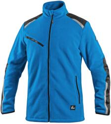 CXS Férfi polár pulóver CXS 4ENVI SOLIS - Azúrkék / fekete | M (1240-134-428-93)