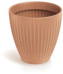 Prosperplast Ethick Latia round virágcserép, 48 cm - terrakotta (TLRO48M-243R)