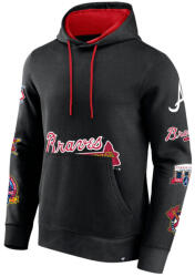 Fanatics Sweatshirt Fanatics Fundamental Pullover Hood Atlanta Braves black/athletic red