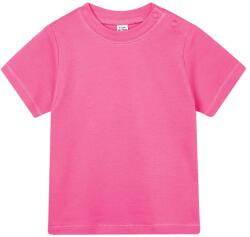 Babybugz Egyszínű csecsemő póló - Fuksziaszín | 12-18 hónap (BZ02-1000036121)