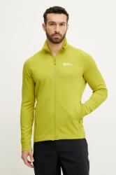 Jack Wolfskin sportos pulóver Baiselberg narancssárga, sima, 1711381 - zöld L
