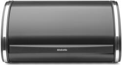 Brabantia Roll Top kenyértartó halkan záródó, befelé gördülő fedéllel, 316mm széles, 1 kenyérhez, ívelt forma, acél, matt fekete - 236686 (236686)