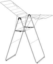 Brabantia HangOn Drying Rack ruhaszárító állvány, 15m szárítási hossz, 4db ruhaakasztó kampó, 12kg teherbírás, összecsukható, acél, metál szürke - 403361 (403361) Ruhaszárító