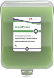 SC Johnson Professional SCJP Solopol Lime Medium-Heavy Duty ipari kézmosó közepesen makacs olajos, zsíros szennyeződésekre, kukoricacsutka őrleménnyel, erős tisztítóhatás: 4/5, Heavy Duty adagolóhoz, 4L patron (SCJP-LIM4LTR)