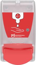 SC Johnson Professional SCJP Proline Sanitize kézfertőtlenítő adagoló InstantFOAM COMPLETE és InstantGEL kézfertőtlenítő patronhoz, manuális, 1L, színtelen/piros (SCJP-SAN1LDS)