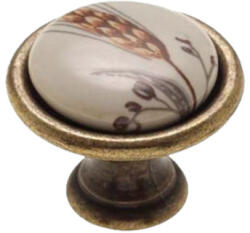 Gomboss/perfekto Bútorfogantyú/Gomb 1085 Búzavirágos (30-F00187-71)