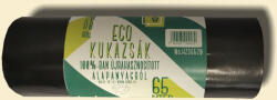 bibo eco 100% újrahasznosított hulladékgyűjtő zsák, 65l, 60x70cm, 14mik, 20db/roll
