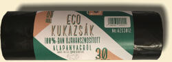bibo eco 100% újrahasznosított hulladékgyűjtő zsák, 30l, 50x60cm, 13mik, 20db/roll