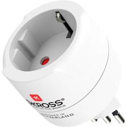 SKROSS Adapter, Svájcba, Olaszországba, Brazíliába utazóknak, földelt, SKROSS (1.500272/-E) - molnarpapir