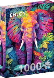 Enjoy - Megbújó Elefánt 1000 darabos kirakó (2223)