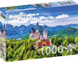Enjoy - Neuschwanstein Kastély Nyáron, Németország 1000 darabos kirakó (1227)