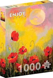 Enjoy - Pipacsok a Holdfényben 1000 darabos kirakó (1823)