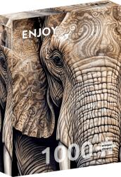 Enjoy - Ősi Elefánt 1000 darabos kirakó (2208)