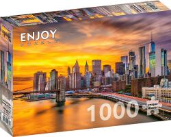 Enjoy - New York-i Látkép Alkonyatkor 1000 darabos kirakó (2081)