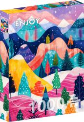 Enjoy - A tél színei 1000 darabos kirakó (EN-2245)