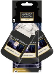 Yankee Candle Midsummer´S Night Papír Autóillatosító 3 Db-Os Csomag - yankeegyertya