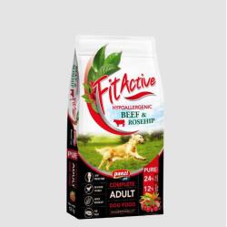 Panzi FitActive PURE Hypoallergenic Beef-Rosehip - száraztáp (marha, csipkebogyó) felnőtt kutyák részére (12kg)