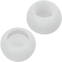  Professzionális szilikon öntoforma, átlátszó, mécsestartó 5, 7 x 8, 7 cm - kosarbolt