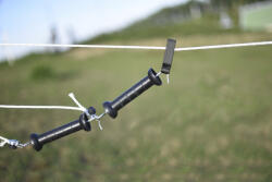 Kerbl FenceClip villanypásztor kapufogók összekapcsolásához - fekete, 8 db/cs