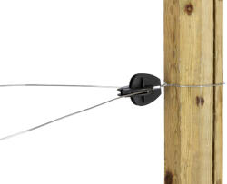 Kerbl Sarokszigetelő villanypásztor huzalhoz fém betéttel - 10 db/cs