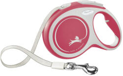 Kerbl Flexi New Comfort szalagos póráz - piros, 8 m, max 50 kg, méret: L