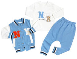 Baby 3részes babaruha szett- NY Méret: 80 (9-12hó)