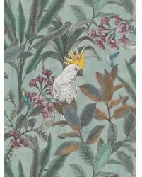 As Creation Tapet exotic vintage Kakadu verde-gri