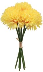 Chaks Buchet de flori artificiale - Dalia galben 6 buc