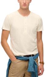 Superdry Top D2 Stud Merchant Ss Grandad Jersey M1012185A c1t oyster cream (M1012185A c1t oyster cream)