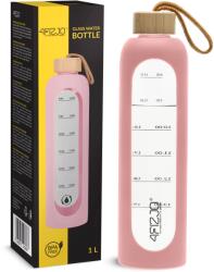 4FIZJO Sticlă pentru apă din sticlă 1 L