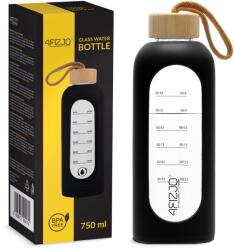 4FIZJO Sticlă de apă din sticlă 750 ml